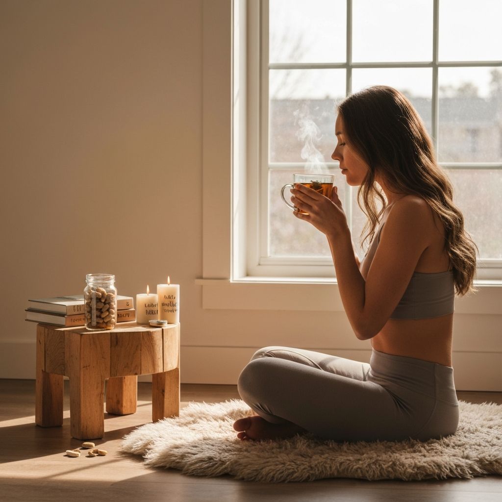 Routine quotidienne de compléments naturels